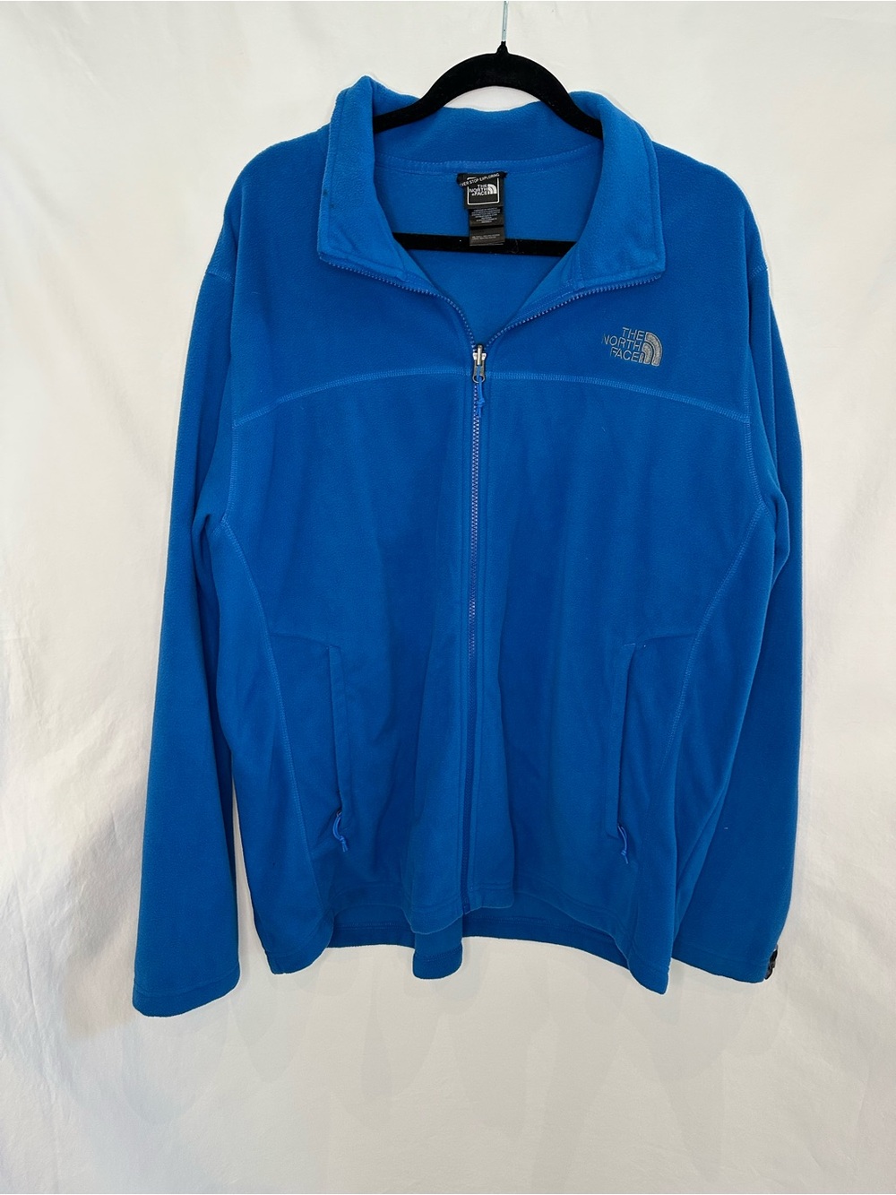 The North Face Men’s Bright Blue Full-Zip Fleece Jacket